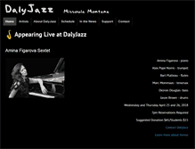 Tablet Screenshot of dalyjazz.com